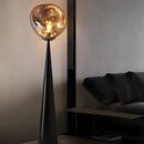 Axyaa LED Standing Lamp with Remote Control, 3-Color Temperatures, Adjustable Brightness