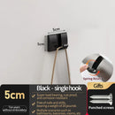 Axyaa Space Aluminum Kitchen Bathroom Hook Storage Rack Wall Hanging Hooks
