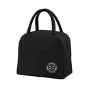 Axyaa Insulated Lunch Bag - Aluminum Foil Portable Handbag for Office Workers & Kids.