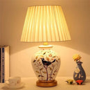 Axyaa Contemporary Ceramic Table Lamp for Living Room Bedroom, Hotel Decor