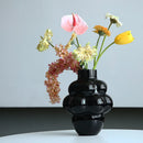 Axyaa Grey Grape Vase: Elegant Art Decor for Living Room, Dining Table, TV Cabinet