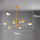 Axyaa LED Pendant Chandeliers for Modern Living & Dining Room Lighting