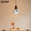 Axyaa Marble Pendant Lamp - Nordic Chandelier for Bedroom, Living Room, Restaurant