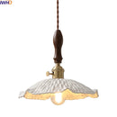 Axyaa Nordic LED Pendant Lamp Ceramic Copper Hanging Light Fixtures