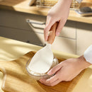 Axyaa Silicone Rice Spoon with Wooden Handle - Kitchen Accessory
