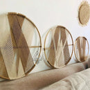 Axyaa Round Hemp Rope Weaving Wall Hanging Decor Tapestry