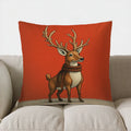 Axyaa Snowman Merry Christmas Pillow Cover for Sofa Bedroom Car