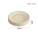 Axyaa Ceramic Cylindrical Plate Set Ideal for Pasta, Desserts, Snacks, Steaks, Sushi, and Molecular Cuisine