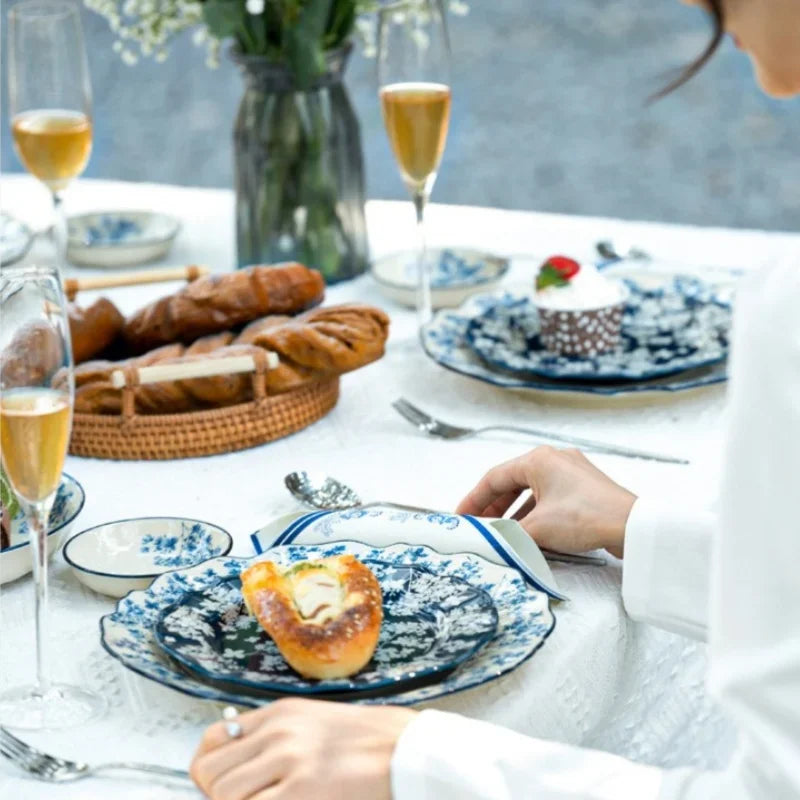 Axyaa Ceramic Tableware Set for Parties and Daily Meals