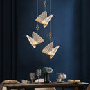 Modern Acrylic Colorful Butterfly Chandelier by Axyaa for Living Room Villa Lighting