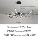 Axyaa LED Chandeliers for Modern Living Room, Bedroom, Study, and Kitchen Lighting