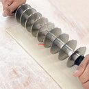 Axya Stainless Steel Roller Knife Dough Stick Cutter