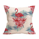Axyaa Summer Flamingo Linen Pillowcase - 45*45cm