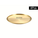 Axyaa Stainless Steel Dining Tray Set