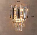 Axyaa Gold Crystal Stainless Steel Ceiling Light for Home Décor