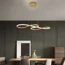 Axyaa LED Cord Pendant Chandelier - Nordic Design - 48w Hanging Lamp