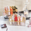 Axyaa Acrylic Makeup Brush & Lipstick Organizer Tray, 18 Slots