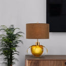 Axyaa Nordic Modern Glaze Table Lamp for Living Room, Bedroom, Hotel - LED Desk Light