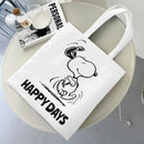 Axyaa Cartoon Dog Tote Bag - Foldable Shoulder Bag for Women and Students