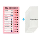 Axyaa Kids Daily Chores Chart for Responsibility & Self-discipline