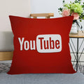 Axyaa Satin Soft Pillowcase for Home Decor 45x45cm Square Zipper Pillow Cover