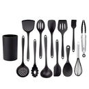 Axyaa Silicone Kitchen Utensils Set - Non-Stick Cooking Tools for Home Cooks