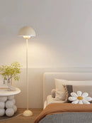 Axyaa Cream Floor Lamp: Minimalist Design for Bedroom, Kids' Room & Desk
