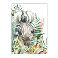 Safari Animal Custom Name Wall Art Prints by Axyaa for Kids Room Decor