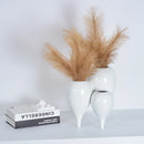 Axyaa Ceramic Bubble Vase Set - Abstract Handicraft Flower Arranger