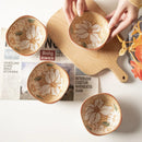 Axyaa Camellia Ceramic Underglaze Tableware - Antique Home Creative Dining Collection