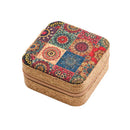Axyaa Leather Jewelry Storage Box with Functional Divisions
