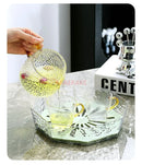 Axyaa Luxury Fruit Tray | Elegant Living Room Decor | Stylish Coffee Table Centerpiece