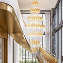 Axyaa Luxury Crystal Chandelier for Modern Villa Living Room