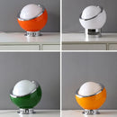 Axyaa Stained Glass Planet Table Lamp for Bedroom Study Decor