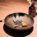 Axyaa Frosted Ceramic Dining Plate Set - Molecular Cooking Tableware