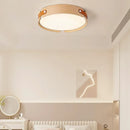Axyaa Walnut Ceiling Light: Modern Japanese Style Nordic Fixture for Master bedroom and Restaurant