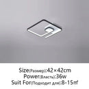 Axyaa Nordic Art LED Ceiling Lamp Modern Minimalist for Home Bedroom Study
