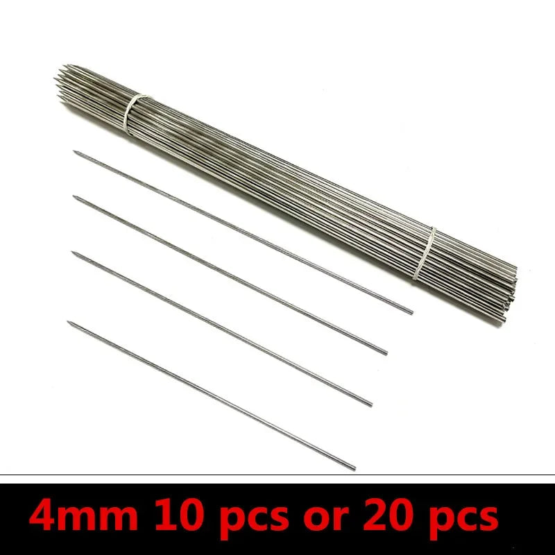 Axya Big Strong Stainless Steel BBQ Skewers for Grill Meat Kebab Roasting