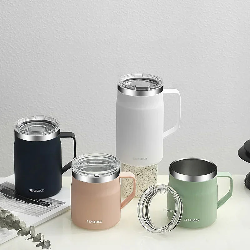 Axyaa Stainless Steel Insulated Water Bottle & Travel Coffee Thermos