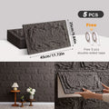 Axyaa 3D Stereo Rock Brick Wall Stickers | Self-Adhesive Slate Tiles | Indoor/Outdoor Décor