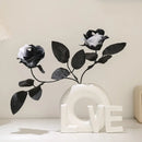Axyaa Simple Vase Bouquet Decoration for Foyer, Living Room, Study, Bedroom