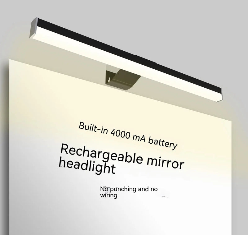 Axya 55cm USB Rechargeable LED Bathroom Wall Sconce Mirror Light