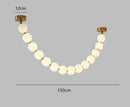 Axyaa Pearl Necklace Pendant Light Exhibition Hall Coffee Shop Bar Duplex Staircase