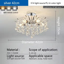 Axyaa Luxury Crystal LED Chandelier for Elegant Home Lighting