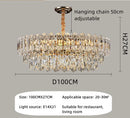 Axyaa Crystal Chandeliers: Modern Luxury LED Home Lighting