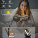 Axyaa Rechargeable Clip-on Book Light: 3 Amber Colors, 3 Brightness Levels