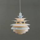 Axyaa Nordic Modern Aluminum Chandelier E27 Lighting Fixture for Living Room & Bedroom