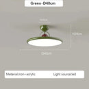 Axyaa Bauhaus Style LED Ceiling Light with Eye Protection Cream Finish