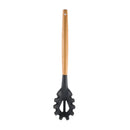 Silicone Wood Handle Gray Kitchen Utensils Set by Axyaa
