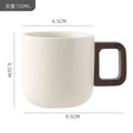 Axyaa Camellia Flower Coffee Cup and Saucers: Delicate Stoneware Latte Mug for Afternoon Tea